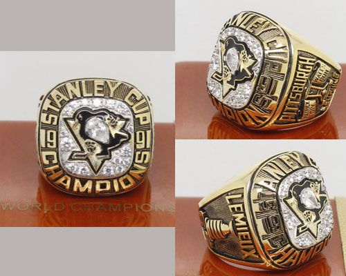1991 NHL Championship Rings Pittsburgh Penguins Stanley Cup Ring